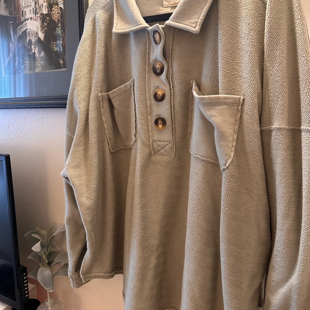 American Eagle Outfitters Olive Sweater